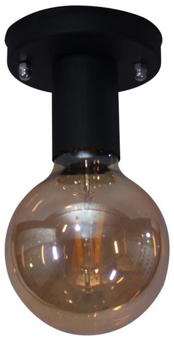 Get Metal Modern Lamp Holder, 14×10 cm,1 Lamp - Black with best offers | Raneen.com