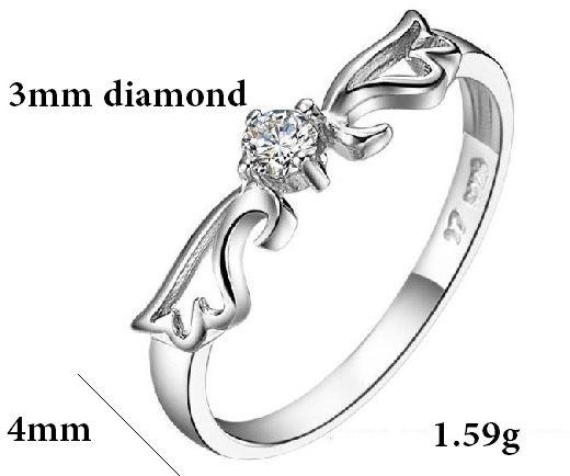 Angle Engagement Rings For Women Size 7