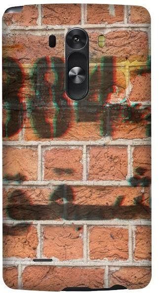 Stylizedd LG G3 Premium Slim Snap case cover Matte Finish - Wall Stencil