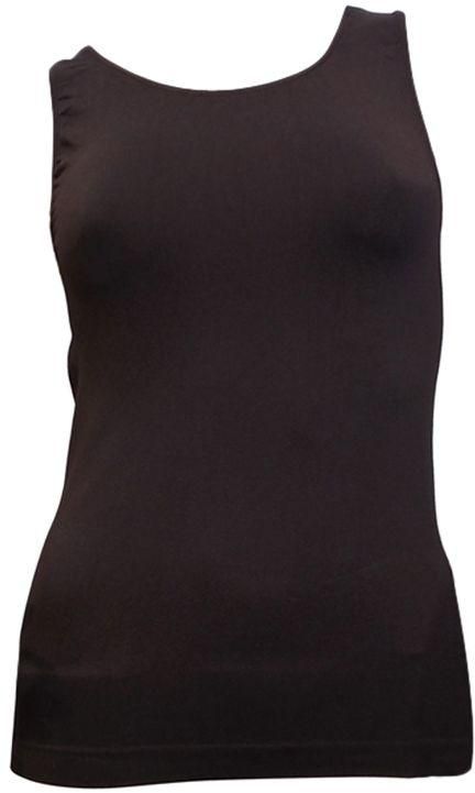 Carina Sleeveless T-Shirt For Women - Dark Brown, Xxx Large