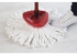 6-Piece Easy Wring and Clean Spin Floor Mop Refill Strofì Cotton With Maximum Resistance For Wiping White 0.93kg