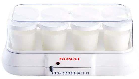 Get Sonai Yogurt Maker, 8 cups, MAR-1008 - White with best offers | Raneen.com