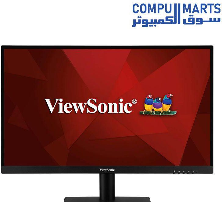 شاشة ViewSonic VA2406-H-2 مقاس 24 بوصة بدقة 1080 بكسل كاملة الوضوح مع