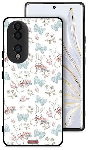 Honor 70 Protective Case Cover Rabbit And Butterflies