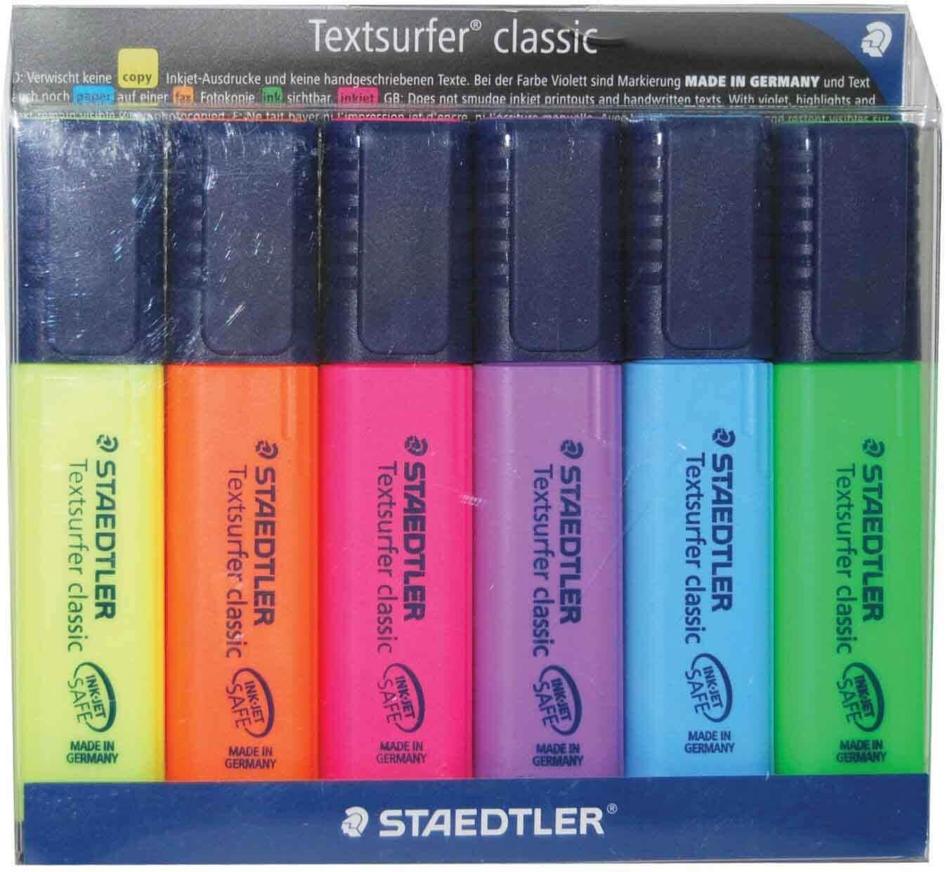 Staedtler Top Star Textsurfer Classic Highlighter Multicolour 6 PCS