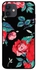 Floral Printed Case Cover -for Apple iPhone 12 Black/Green/Red Black/Green/Red