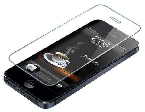 شاشة حماية زجاجية متوافقة مع الهواتف المحمولة - قياس من 4.1 الى 4.5 انش