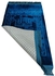 House Covers Industries سجادة صلاة مخملية أزرق داكن مقاس 70×115 سم