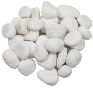 Pebble Stones- Medium, 1kg (White)