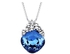 SWAROVSKI ELEMENTS Crown Pendant Crystal Necklace For Women Auden Rhinestone Jewelry