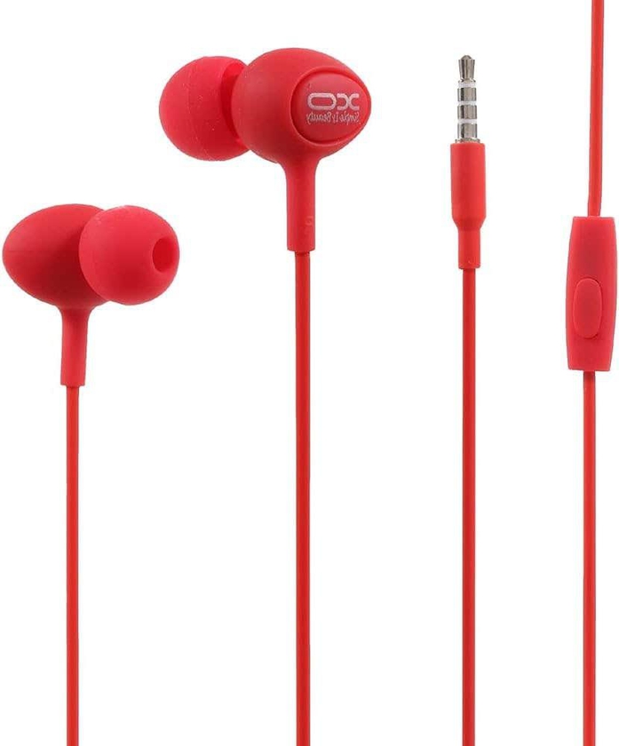 Get XO S6 Wired In-Ear Headphone - Red with best offers | Raneen.com