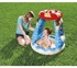 Candyville Inflatable Shaded Paddling Play Pool Float 91x91x89cm