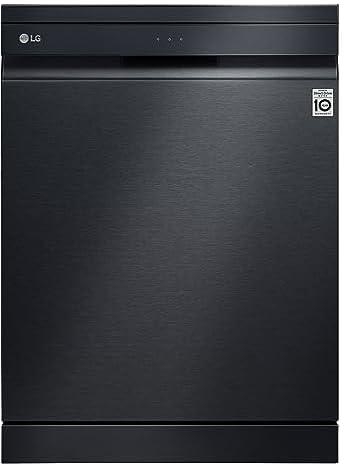 LG QuadWash™ Steam Dishwasher, 14 Place Settings, EasyRack™ Plus, Inverter Direct Drive, ThinQ™ - DFC335HM.ABMPEEC, Dark Grey