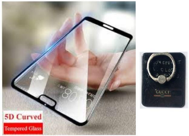 Huawei Y9 (2019) Screen Protector+phone Ring Holder