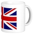 England Flag White Ceramic Mug