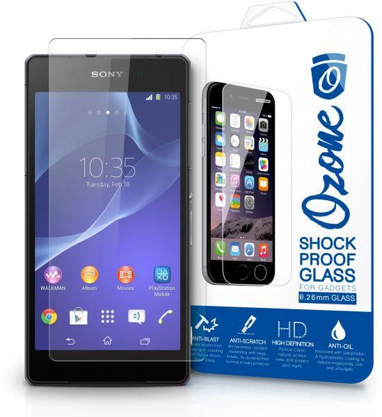 Ozone 0.26mm Shock Proof Tempered Glass Screen Protector for Sony Xperia Z2