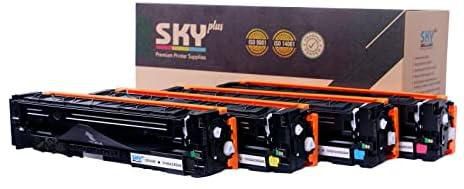 SKY Plus 4-Pack 201A Remanufactured Toner Cartridge set for Color Laserjet Pro MFP M277n M277dw M277c6 M274n Pro M252dw M252n Printers