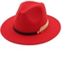 Luxury Superior Fedora Hat-Red