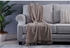 PAN Home Cormac Chenille Throw With Fringes 140X190cm Beige