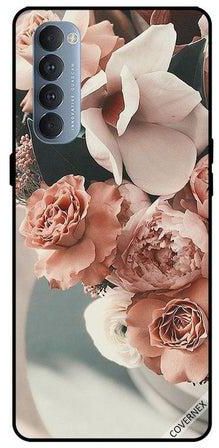 Protective Case Cover For Oppo Reno4 Pro Oppo Reno 4 Bouquet Of Peach Flowers