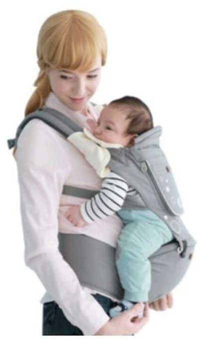 Imama Breathable Hipseat Baby Carrier - Grey