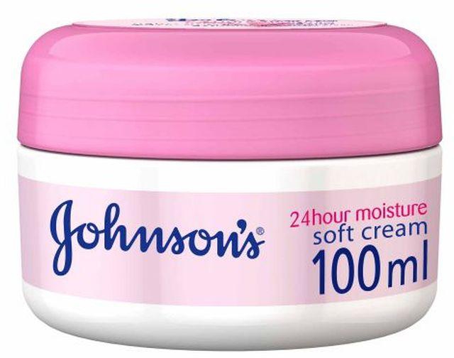 Johnson's 24-Hour Moisture Body Soft Cream - 100Ml