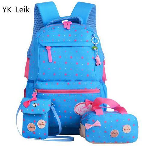 Generic 3 Piece Set School Backpack
