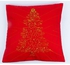 Ebda3 Men Masr Handmade Christmas Tree Cushion - Red