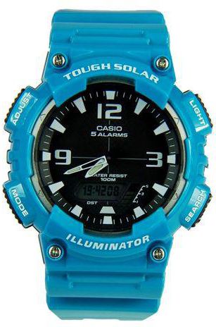 Casio Resin Turquoise ساعة رجالي - AQ-S810WC-3AVDF
