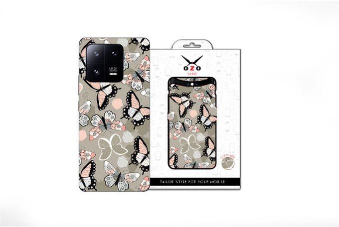 OZO Skins Butterfly Pink Grey (SE145BPG) For Xiaomi 13 T