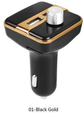New Bluetooth Car Charger USB A4 - Black/Gold