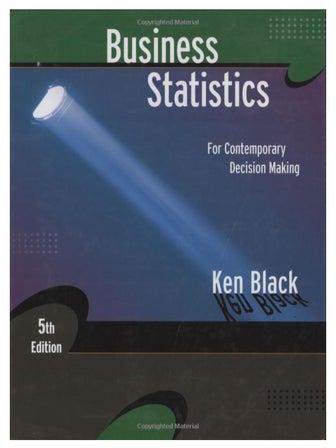 Business Statistics: For Contemporary Decision Making hardcover english - 39325