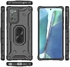 Samsung Galaxy Note 20 - غطاء واقي مصقول مزدوج الحماية مقاوم للصدمات شديد التحمل - غطاء مقاوم للانزلاق عالي الجودة مع حماية فائقة للكاميرا - أسود