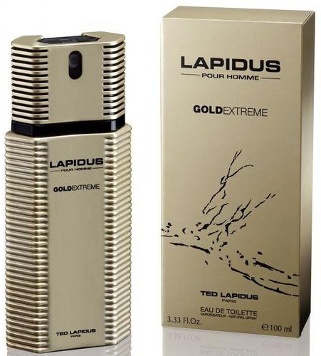 Ted Lapidus Gold Extreme - For Men - EDT - 100ml