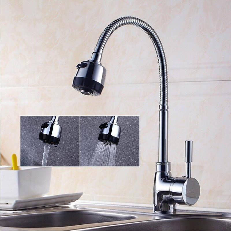 Rotating Hot and Cold Water Mixer Kitchen Tools for Household Faucets