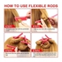 20Pcs Soft Flexible Hair Small Curlers Foam.