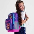 Coral High Kids Four Compartment School Backpack - Purple Pink Cat Patterned