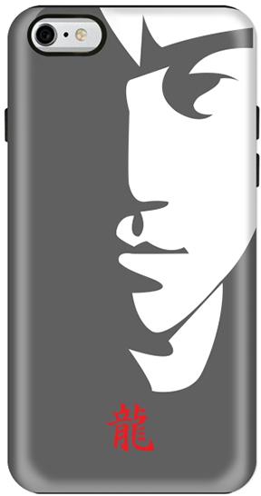 Stylizedd Apple iPhone 6 Plus Premium Dual Layer Tough case cover Matte Finish - Tibute - Bruce Lee - Grey