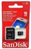 MicroSDHC C4 Memory card With Adapter 16 جيجابايت