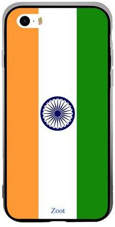 Thermoplastic Polyurethane Protective Case Cover For Apple iPhone SE India Flag