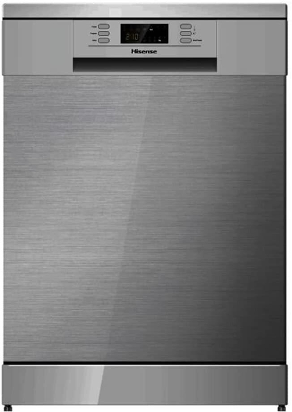 Hisense Dishwasher 14 Place Settings &amp;amp; 6 Programs With Eco Silver, H14DS - 1 Year Full Warranty (Installation not Included)