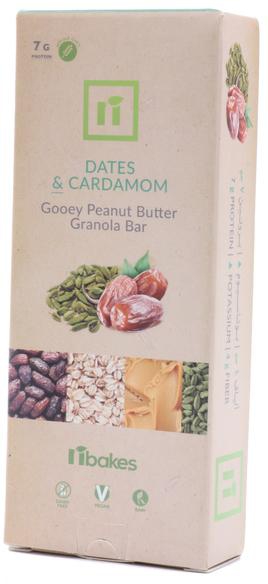 Nbakes Dates & Cardamom Gooey Peanut Butter Granola Bar 79g