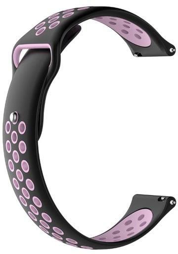 Replacement Wrist Band For Samsung Galaxy Watch 46mm Black/Pink