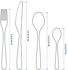 TILLAGD طقم أدوات تناول الطعام 24 قطعة., لون نحاسي - IKEA