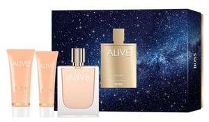 Hugo Boss Alive Set Eau De Parfume For Women, 80 ml + 75 ml Body Lotion + 50 ml Shower Gel