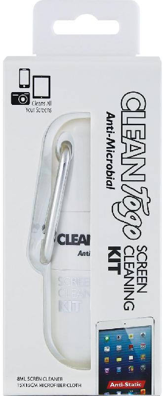 4Clean CLEAN Togo Antimicrobial Screen Cleaning Kit (White) Screen Cleaning Kit