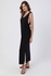 Kady Sleeveless Side Slits Summer Dress - Black