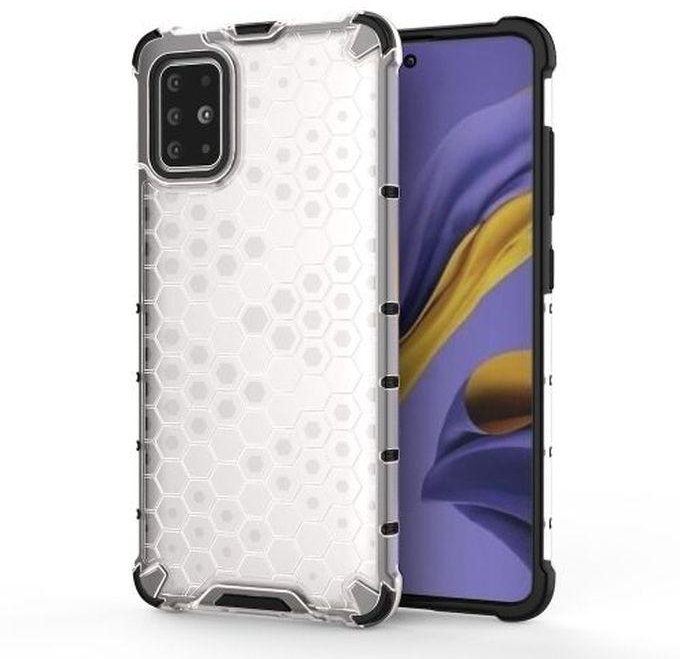 Samsung Galaxy A51 , Hybrid Shock Absorbin Cover With Honeycomb Design- Anti-shock