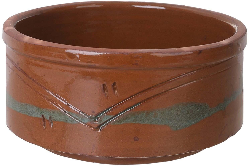 Get Pottery Deep Oven Dish, 25 cm - Brown with best offers | Raneen.com
