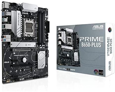 ASUS Prime B650-PLUS AMD B650(Ryzen 7000) ATX Motherboard(DDR5,PCIe 5.0 M.2,2.5Gb Ethernet,DisplayPort,HDMI®, USB 3.2 Gen 2 Type-C®, Front USB 3.2 Gen 1 Type-C®, BIOS Flashback™, USB4® Support)